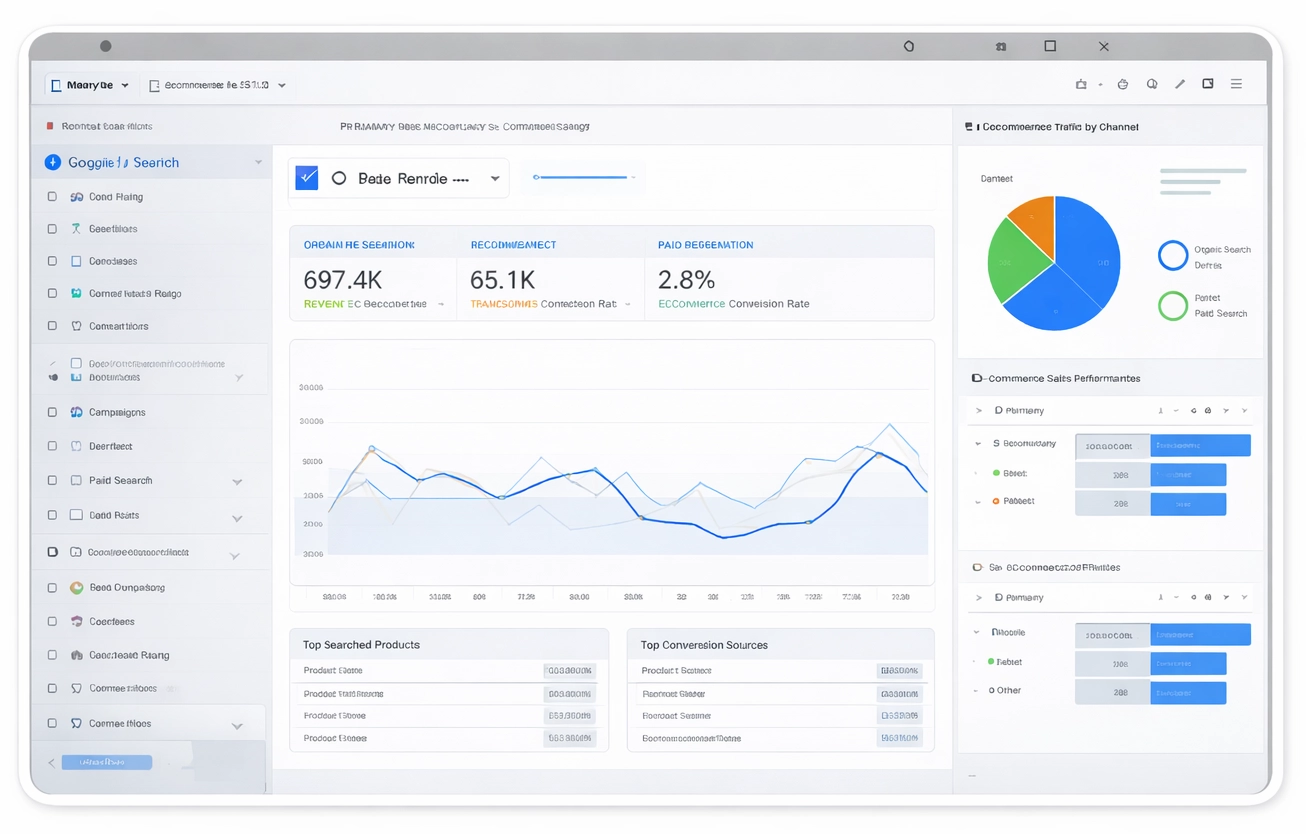 E-commerce performance dashboard overview